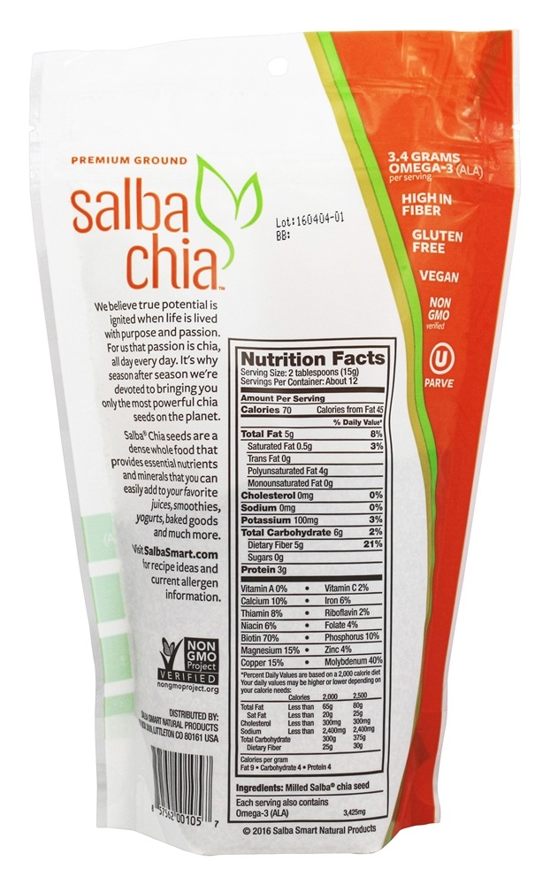 Comprar Salba Chia Prêmio Terreno - 6.4 oz. Salba Smart - Imagem 2