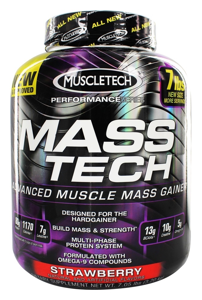 Comprar Massa Tecnologia Atuação Série Avançado Músculo Massa Gainer Morango - 7 lbs. Muscletech Products