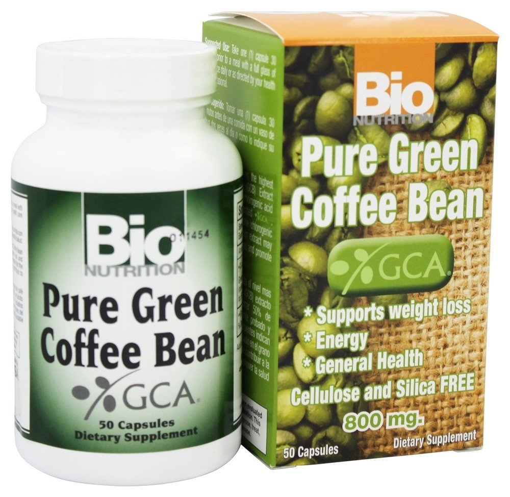 Comprar Pure Grão de café verde 800 mg. - Cápsulas 50 Bio Nutrition