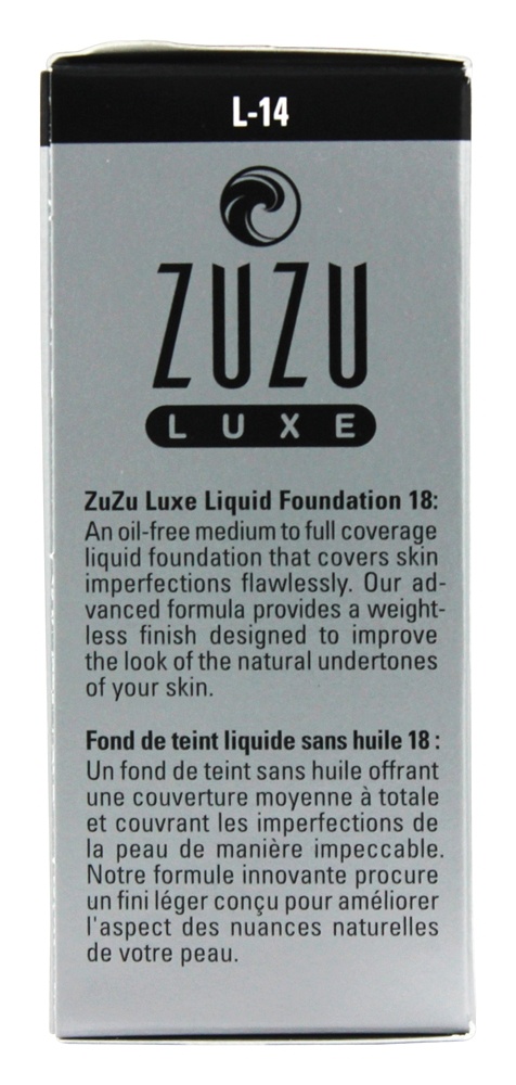 Comprar Base Líquida sem Óleo L-14 Pele Média 18 SPF - 1 fl. oz. Zuzu Luxe - Imagem 5