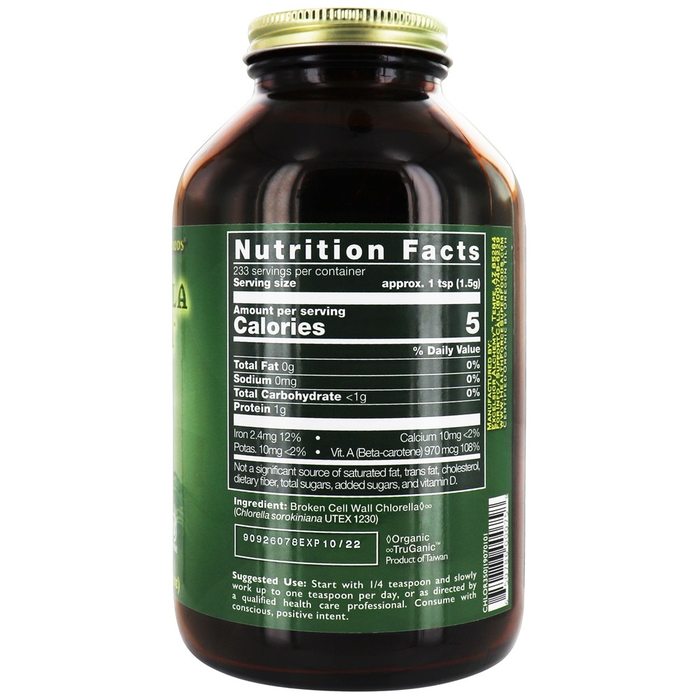Comprar Chlorella Manna em Pó - 350 Gramas HealthForce Superfoods - Imagem 2