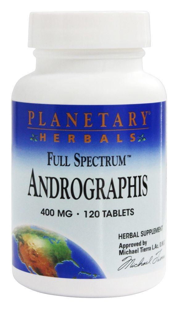 Comprar Andrographis Completo Spectrum 400 mg. - 120 Tablets Planetary Herbals