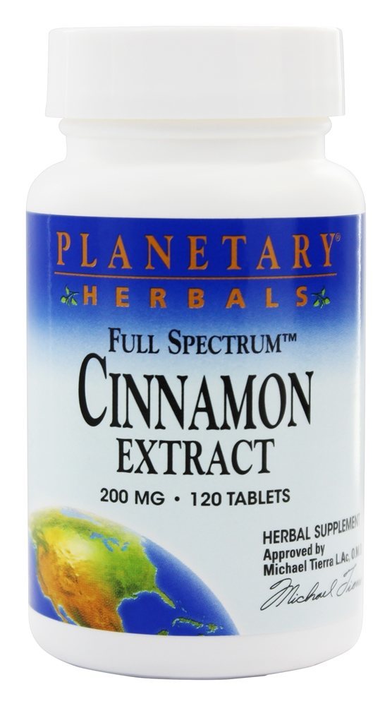 Comprar Extrato de canela completo Spectrum 200 mg. - 120 Tablets Planetary Herbals