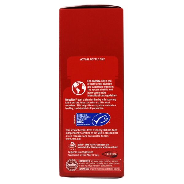 Comprar Mega Red Potência Extra 100% Pure Omega-3 de Óleo de Krill 500 mg. - 45 Softgels Schiff - Imagem 4