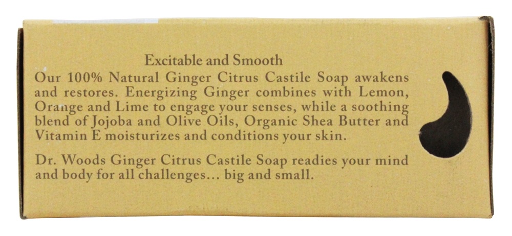 Comprar Despertar Castela Bar Sabão Gengibre Cítrico - 5.25 oz. Dr. Woods - Imagem 2