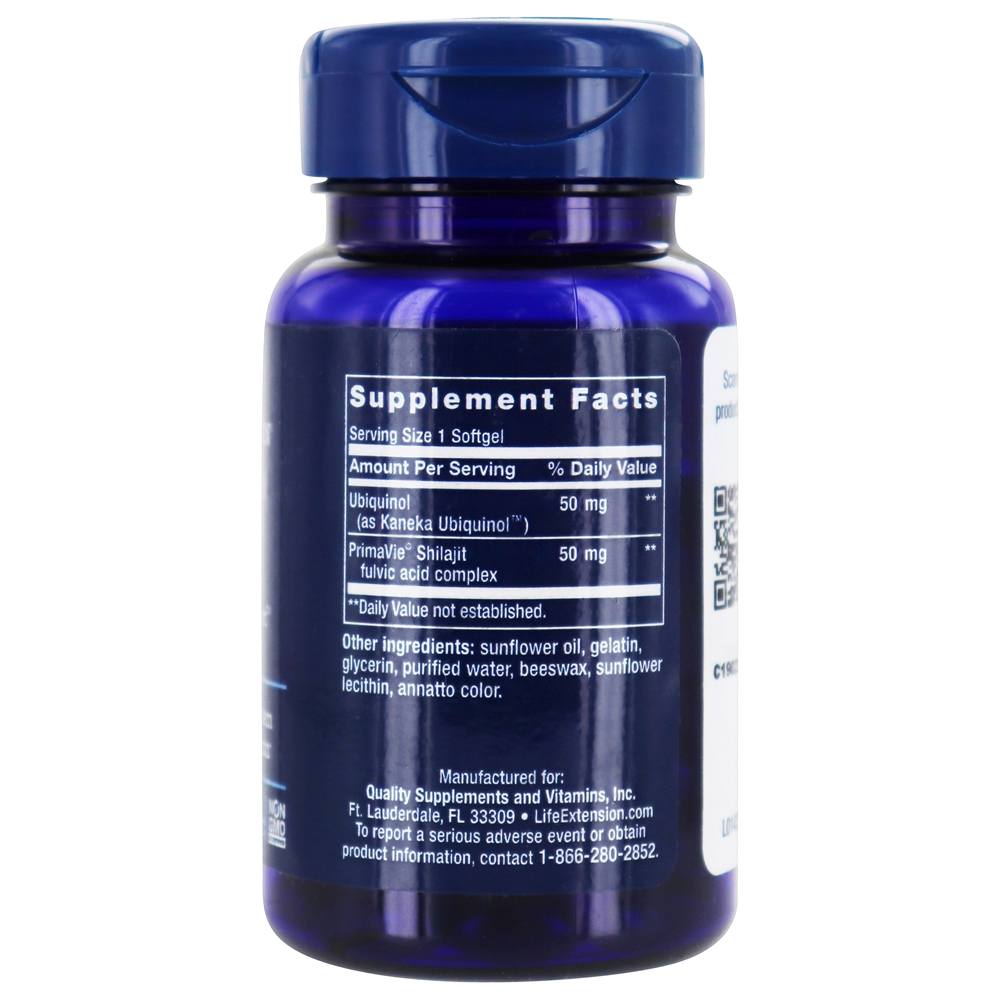 Comprar Super Ubiquinol CoQ10 com Suporte Mitocondrial Aprimorado 50 mg. - 100 Softgels Life Extension - Imagem 2