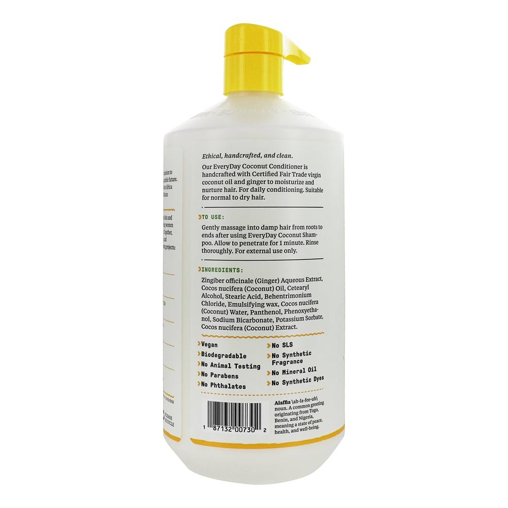 Comprar Condicionador Hidratante Diário de Coco Puramente Perfume de Coco - 32 fl. oz. Alaffia - Imagem 3