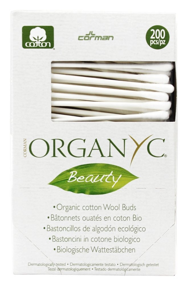 Comprar Cotonetes de lã de algodão orgânico - 200 Peça (s) Organyc