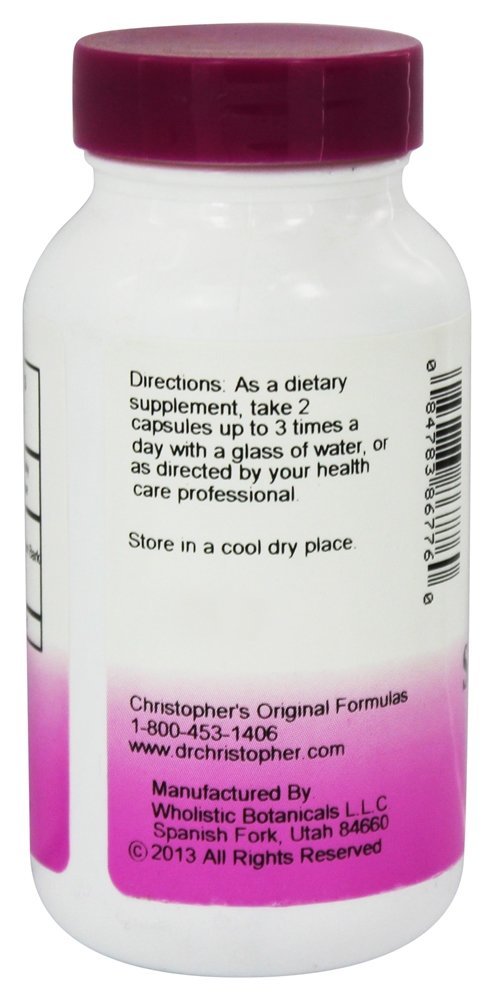 Comprar Casca de Elm escorregadio 425 mg. - Cápsulas vegetarianas 100 Dr. Christopher's Original Formulas - Imagem 3