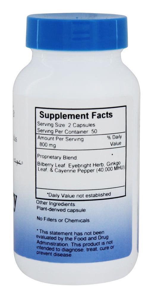 Comprar Olho de Mirtilo 400 mg. - Cápsulas vegetarianas 100 Dr. Christopher's Original Formulas - Imagem 2