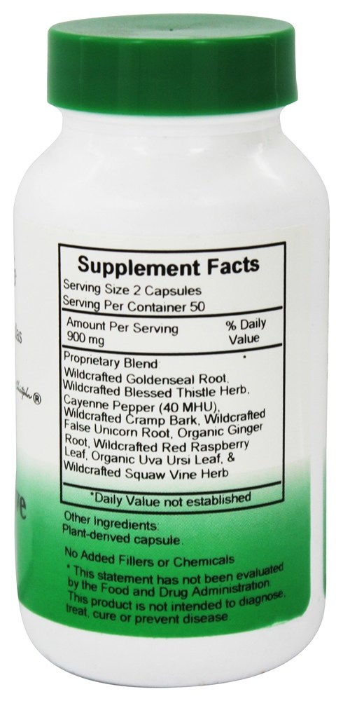 Comprar Fórmula Reprodutiva Feminina 450 mg. - Cápsulas vegetarianas 100 Dr. Christopher's Original Formulas - Imagem 2