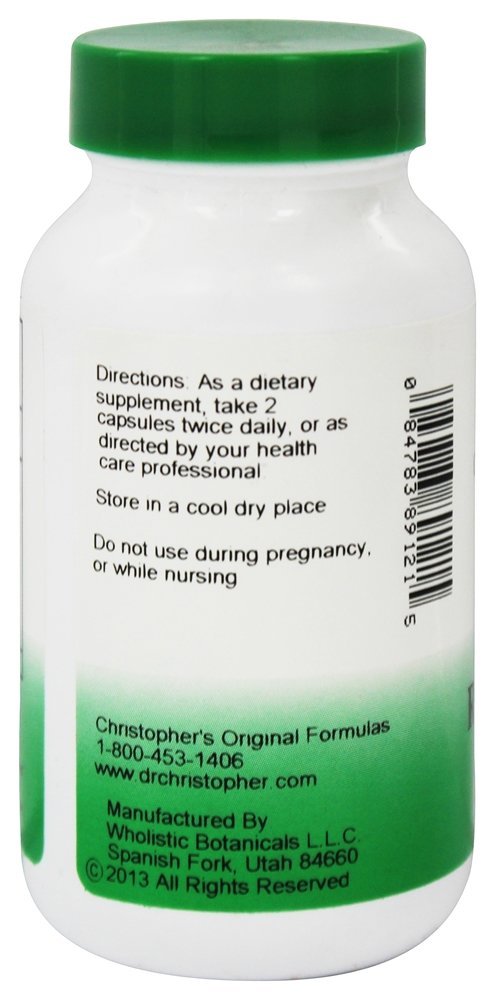 Comprar Fórmula Reprodutiva Feminina 450 mg. - Cápsulas vegetarianas 100 Dr. Christopher's Original Formulas - Imagem 3