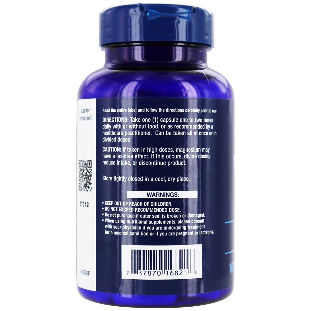 Comprar Citrato de Magnésio 160 mg. - Cápsulas vegetarianas 100 Life Extension - Imagem 3