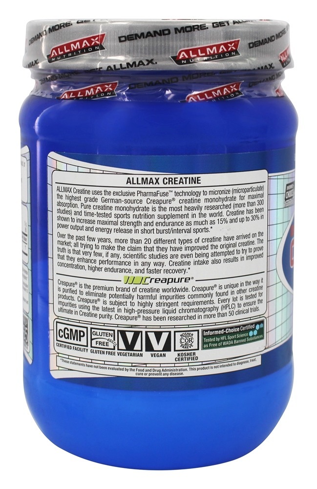 Comprar 100 % Pure Monohidrato de creatina - 14.1 oz. AllMax Nutrition - Imagem 3