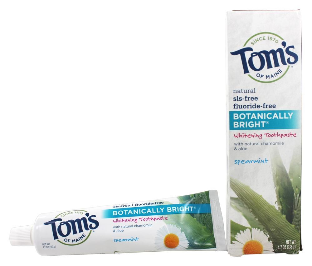 Comprar Pasta de dentes de branqueamento botanicamente brilhante sem limão - 4.7 oz. Tom's of Maine