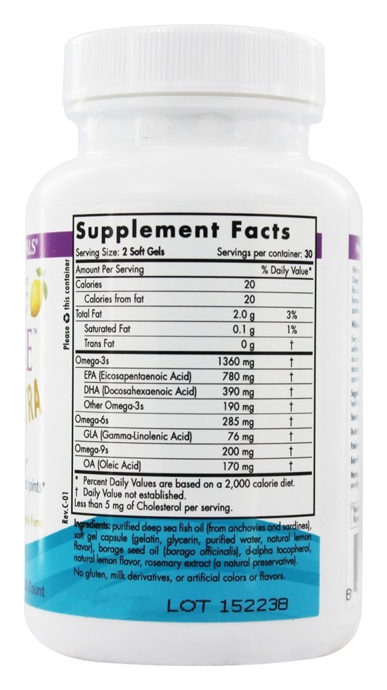 Comprar Preencha Omega Xtra Limão 1000 mg. - 60 Softgels (anteriormente Omega -3.6.9 Xtra) Nordic Naturals - Imagem 2