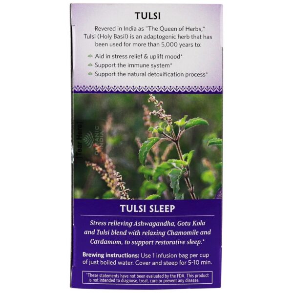 Comprar Tulsi Sleep Tea - 18 Saquinhos de Chá Organic India - Imagem 4
