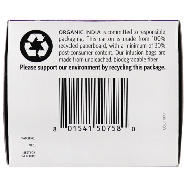Comprar Tulsi Sleep Tea - 18 Saquinhos de Chá Organic India - Imagem 5