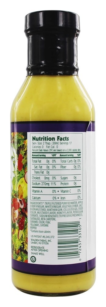 Comprar Molho de Salada sem Calorias Mel Dijon - 12 fl. oz. Walden Farms - Imagem 2
