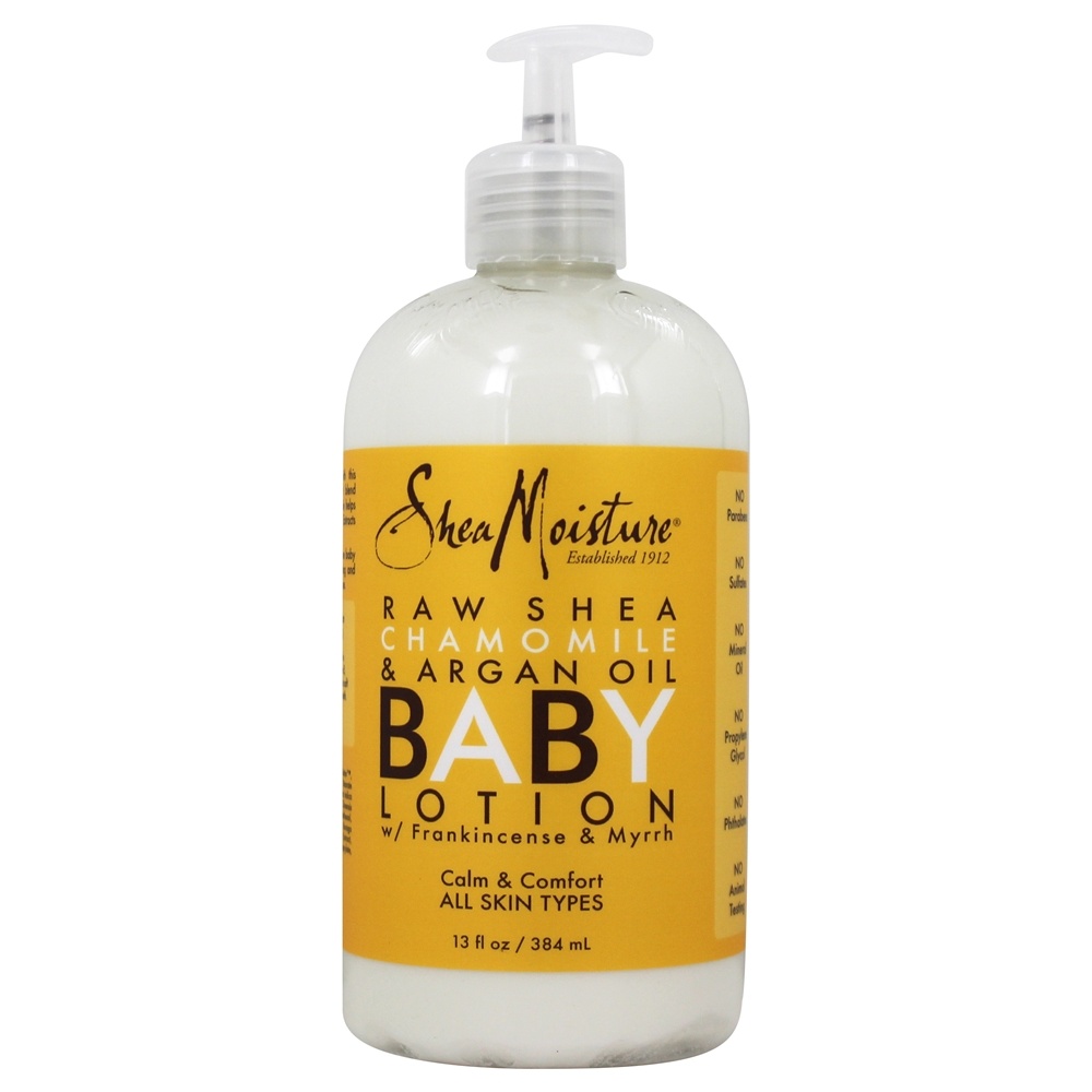 Comprar Leite para Cura para Bebé e Karité Cru, Camomila e Óleo de Argan Com Frankincense & Myrrh - 13 fl. oz. Shea Moisture