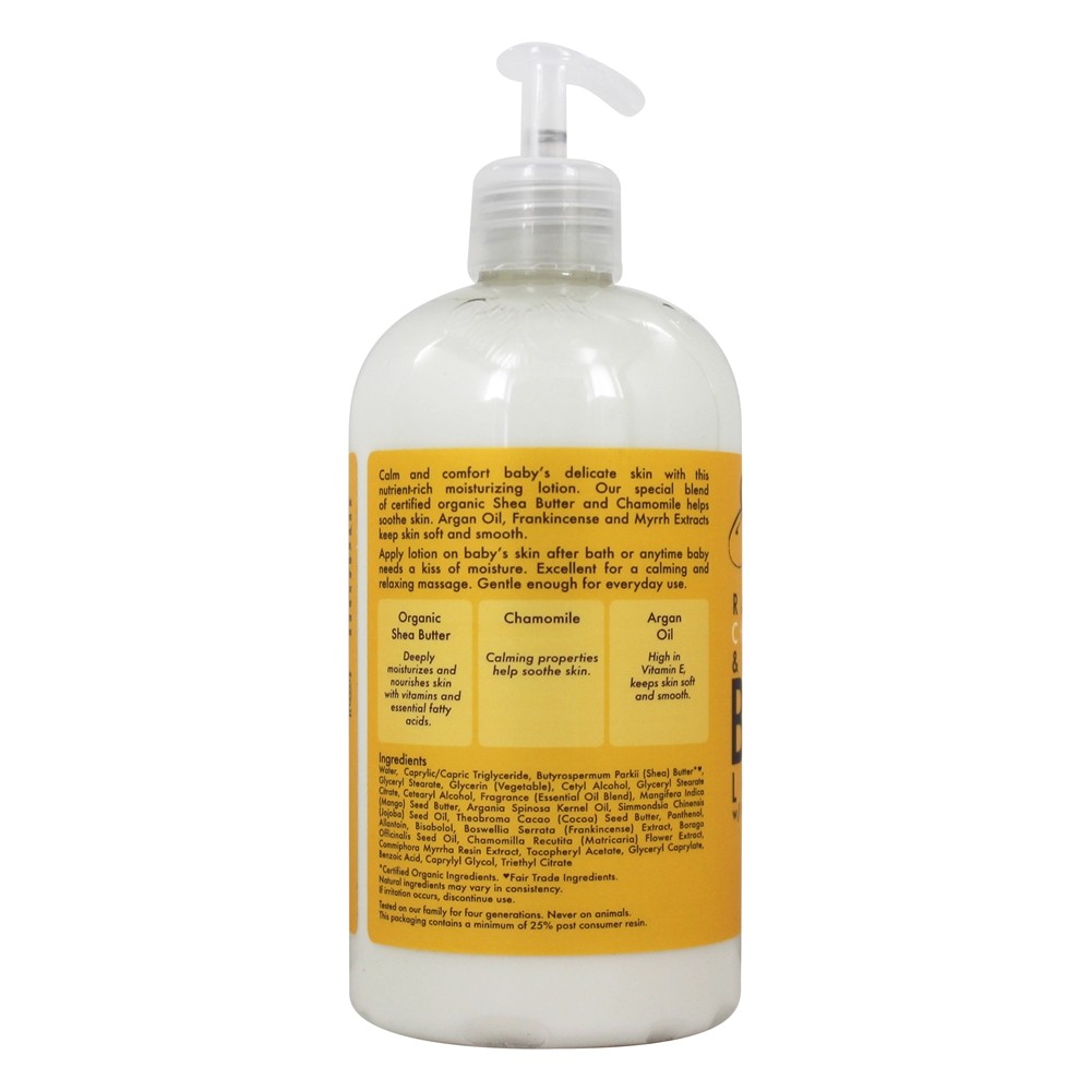 Comprar Leite para Cura para Bebé e Karité Cru, Camomila e Óleo de Argan Com Frankincense & Myrrh - 13 fl. oz. Shea Moisture - Imagem 3