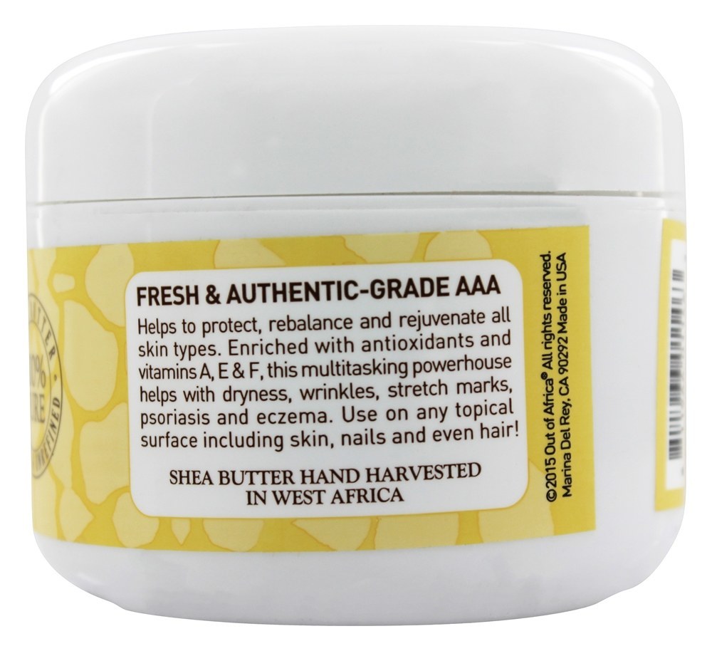 Comprar Manteiga de Karité 100 % Pure , Baunilha natural e não refinada - 8 oz. Out Of Africa - Imagem 3