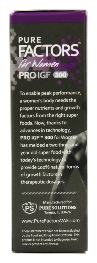 Comprar Pure Fatores Para Mulheres Pró IGF 300 com Veado Veludo Galhada Extrair - 1 fl. oz. Pure Solutions - Imagem 4