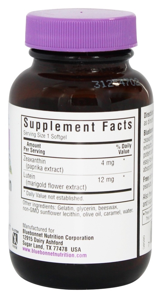 Comprar Zeaxantina Mais Luteína - 30 Softgels Bluebonnet Nutrition - Imagem 2