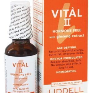 Comprar Hormônio Vital II Livre com Extrato de Ginseng Spray Oral Homeopático - 1 fl. oz. Liddell Laboratories