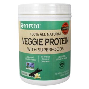 Comprar 100 % de Proteína Vegetal em Pó Natural com Superalimentos de Baunilha - 20.1 oz. MRM