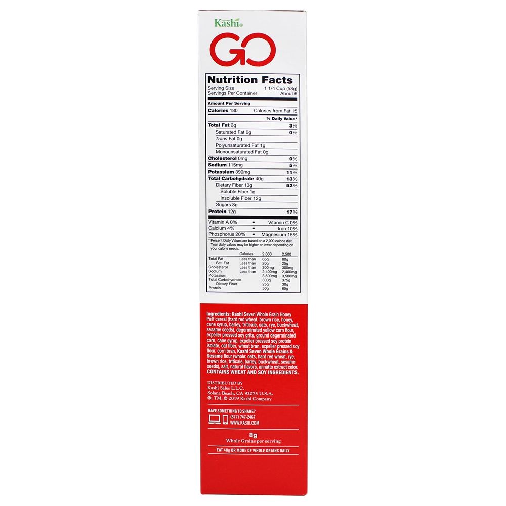 Comprar GoLean Cereal Sabor Original - 13.1 oz. Kashi - Imagem 2