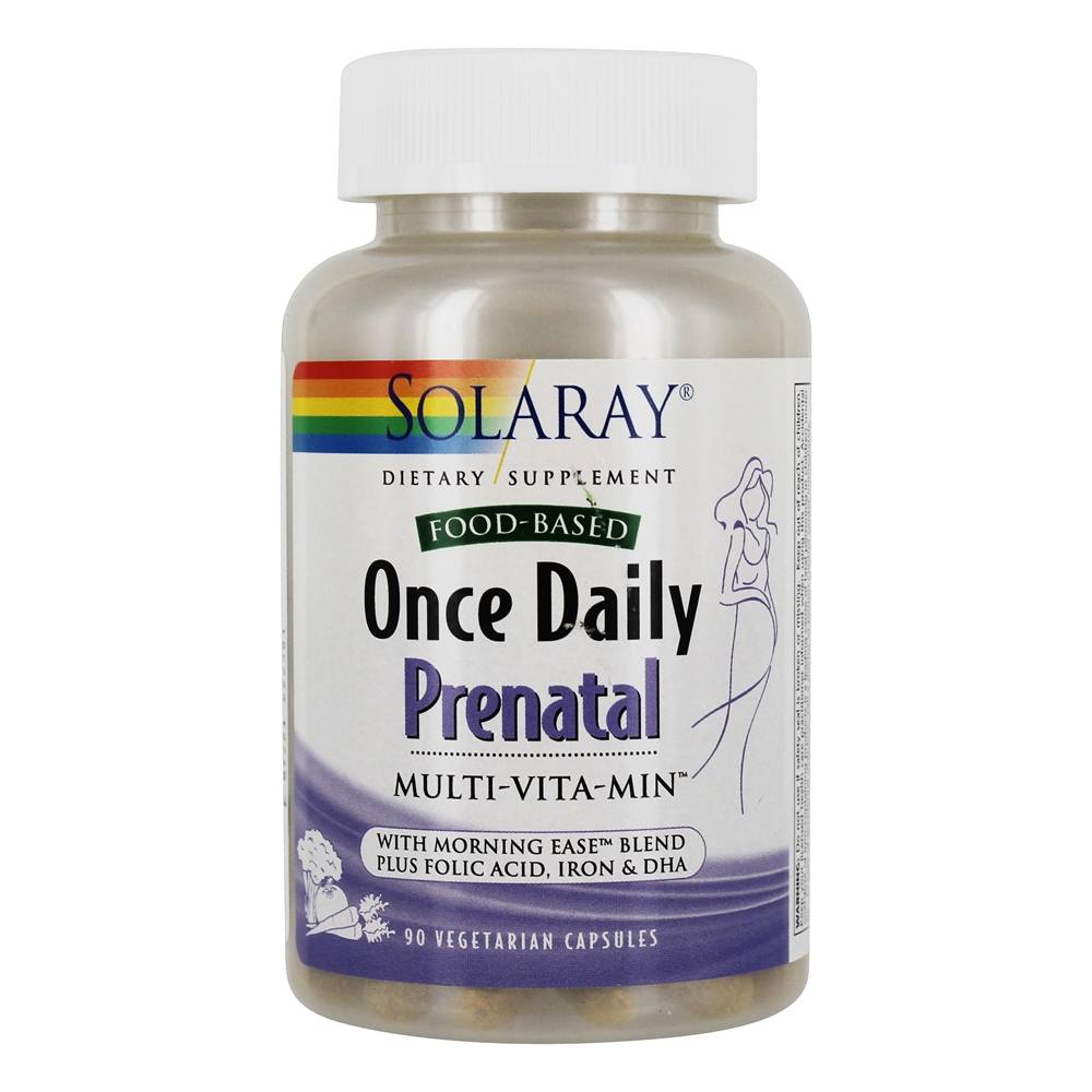 Comprar Multivitamínico Pré-Natal a Base de Alimentos Um Por Dia - Cápsulas vegetarianas 90 Solaray