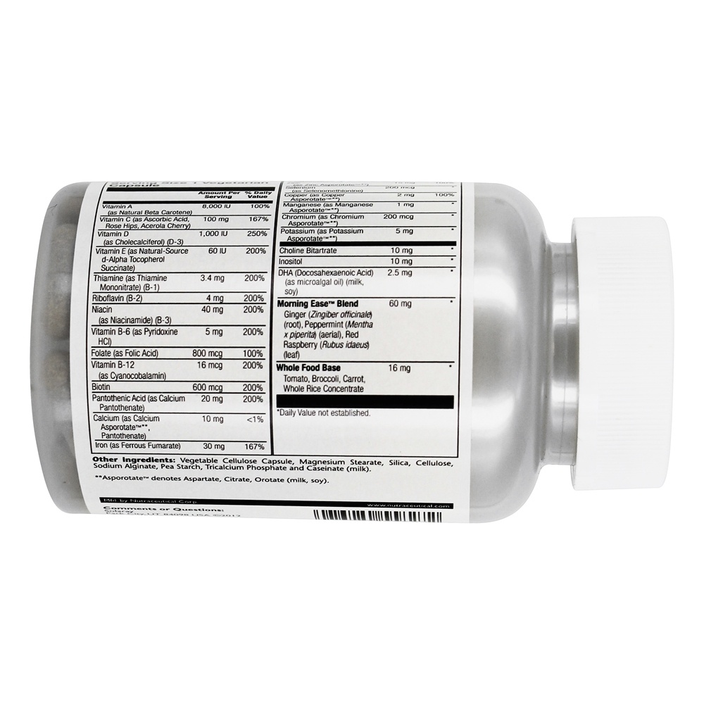 Comprar Multivitamínico Pré-Natal a Base de Alimentos Um Por Dia - Cápsulas vegetarianas 90 Solaray - Imagem 3
