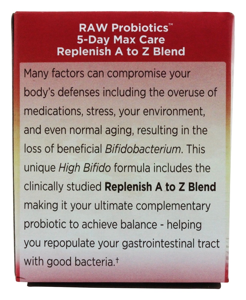 Comprar Raw Probiotics Cuidado Máximo em 5 Dias com 34 Cepas Probióticas 400 Bilhões de UFC - 2.4 oz. Garden of Life - Imagem 3