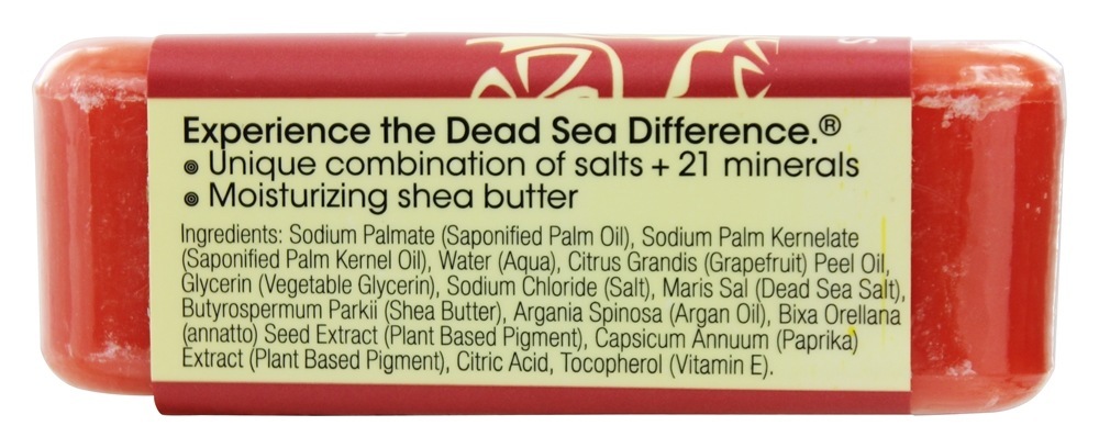Comprar Morto Sea Minerals Triplo Barra Moída Sabonete Toranja Goiaba - 7 oz. One With Nature - Imagem 2