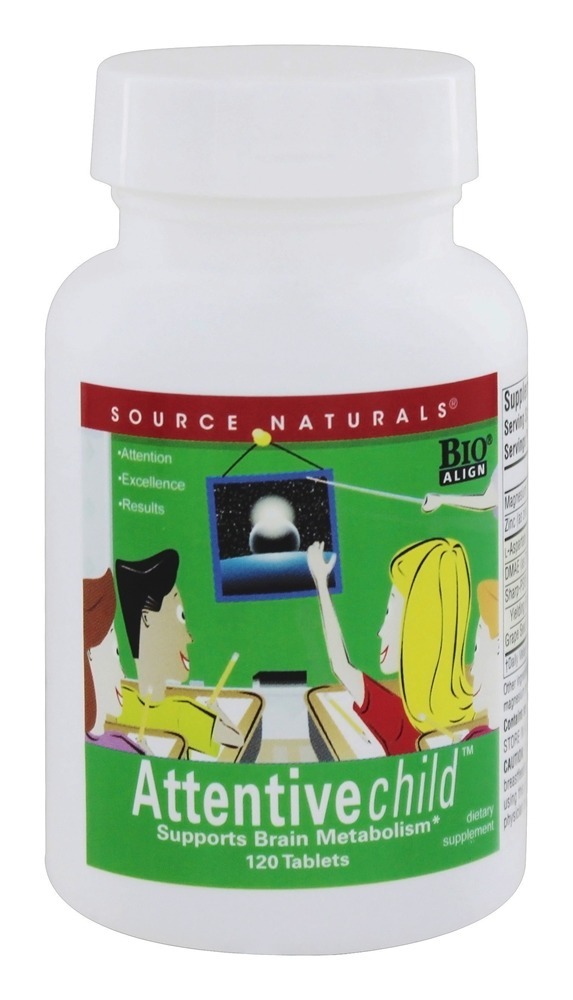 Comprar Criança atenta - 120 Tablets Source Naturals