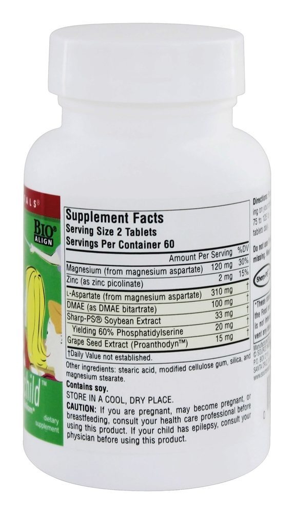 Comprar Criança atenta - 120 Tablets Source Naturals - Imagem 2