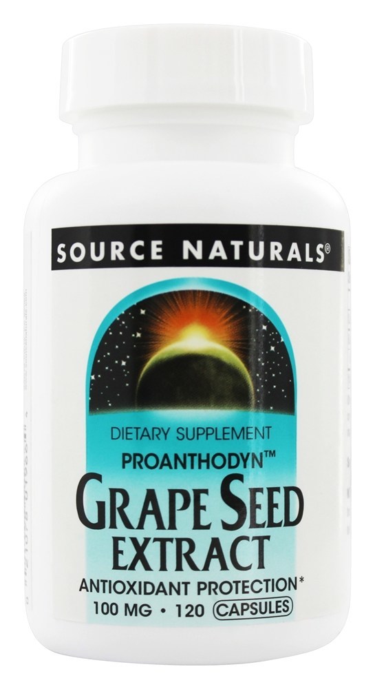 Comprar Extrato de Semente de Uva Proanthodyn 100 mg. - Cápsulas 120 Source Naturals