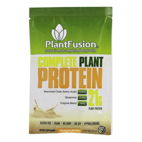 Comprar Feijão De Baunilha De Proteína Completa De Plantas - 12 Pacotes (s) PlantFusion - Imagem 4