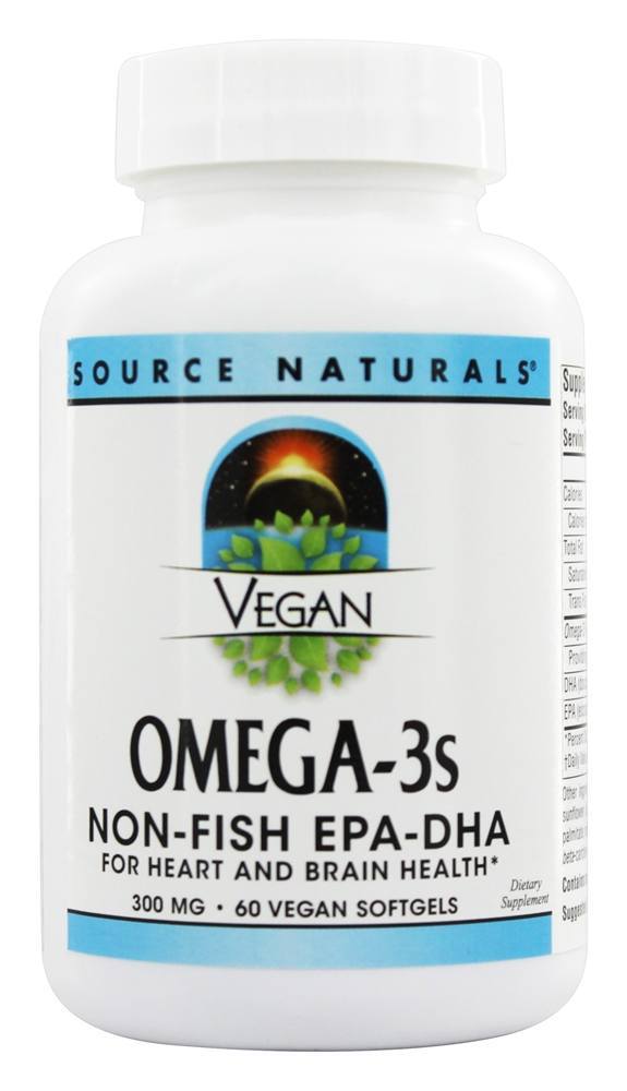 Comprar Vegan Omega -3-não-Fish EPA-DHA 300 mg. - 60 Softgel (s) vegano (s) Source Naturals