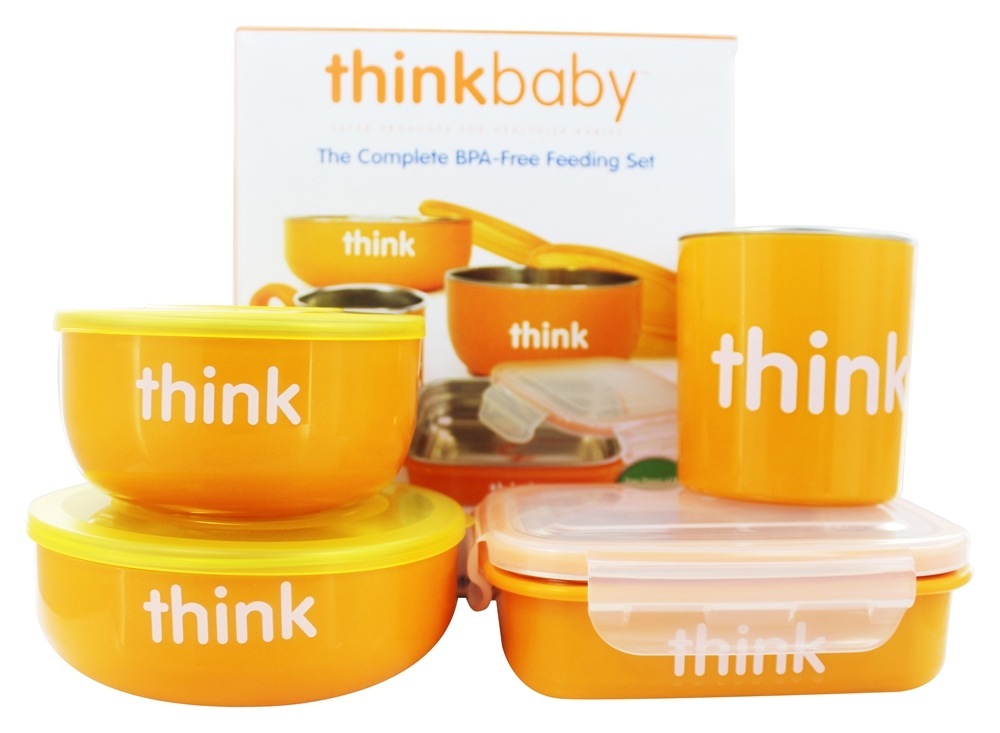 Comprar Completo BPA-Free Alimentação Laranja - 1 conjunto (s) Thinkba