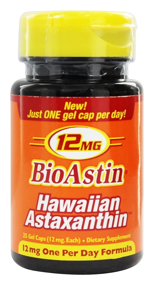 Comprar BioAstin Astaxantina Havaiana 12 mg. - 25 Gelcaps Nutrex Hawaii