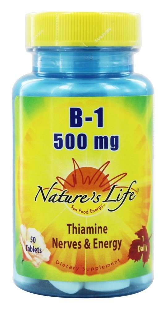 Comprar Vitamina B1 500 mg. - 50 Tablets Nature's Life