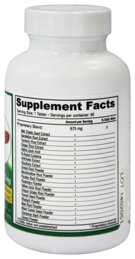 Comprar Apoio ao fígado Vegan 675 mg. - 90 Tablets Deva Nutrition - Imagem 2