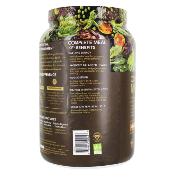 Comprar Farinha de Chocolate com Proteína Completa para Plantas de Refeição - 2 lb. PlantFusion - Imagem 4