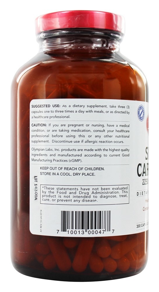 Comprar Cartilagem de Tubarão 2250 mg. - Cápsulas 300 Olympian Labs - Imagem 3