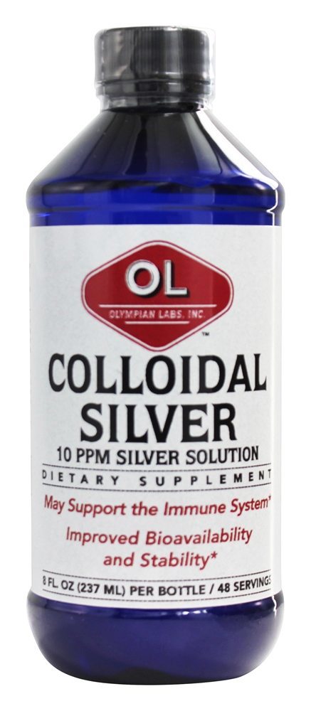 Comprar Prata Coloidal 10 Ppm - 8 fl. oz. Olympian Labs
