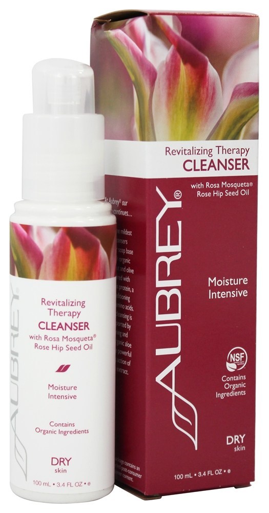 Comprar Revitalização Terapia Limpador com Rosa Mosqueta Rosa Quadril Semente óleo - 3.4 fl. oz. (Anteriormente creme de limpeza facial da Seaware) Aubrey Organics