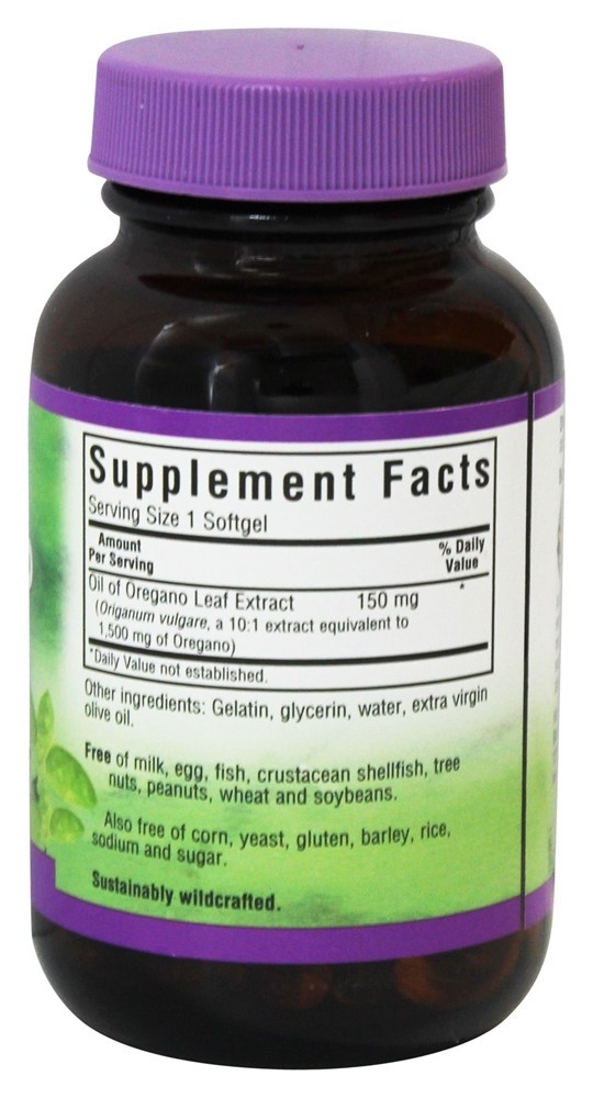 Comprar Óleo de extrato de folha de orégano 150 mg. - 60 Softgels Bluebonnet Nutrition - Imagem 2