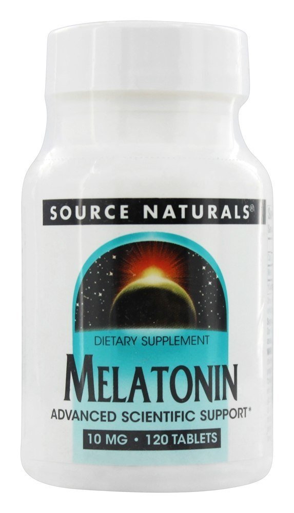 Comprar Melatonina 10 mg. - 120 Tablets Source Naturals